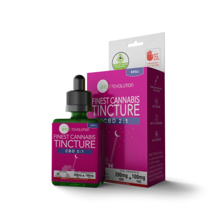 CBD 2:1 Water Tincture (Green Revolution)
